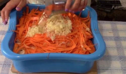 Кабачки на зиму по-корейски. Кабачки по-корейски на зиму с приправой для корейской моркови