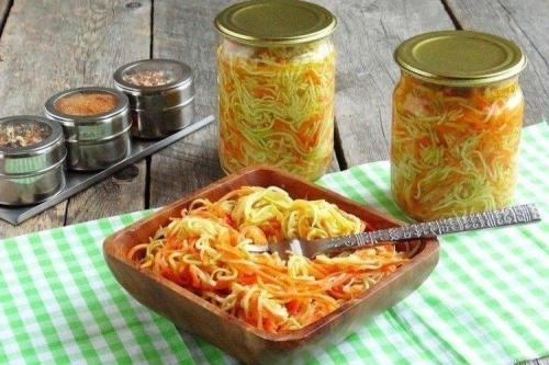 Салат из кабачков на зиму. 20 очень вкусных салатов из кабачков на зиму
