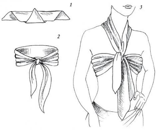 Сшить топ из платка своими руками. Топы из платков