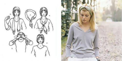 Лучшие способы завязать платок на голове. 20 способов завязывания платков на голове