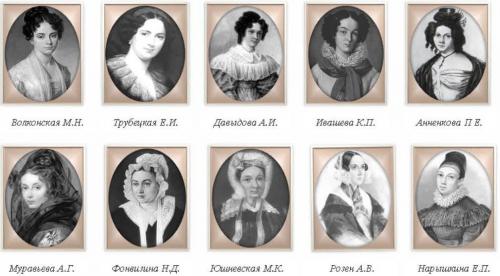 Жены декабристов кратко. Жены декабристов — интересные факты