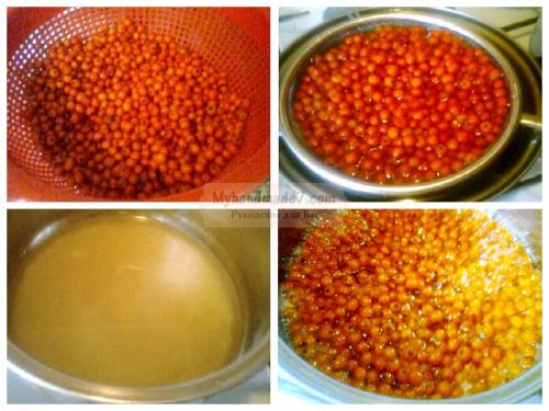 Варенье из красной рябины через мясорубку. 