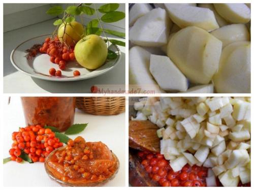 Варенье из красной рябины через мясорубку. 