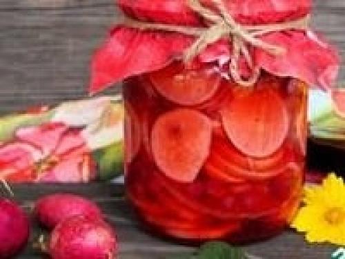 Маринованный редис по-корейски. Маринованная редиска — рецепты на зиму в банке, быстрого приготовления, по-корейски