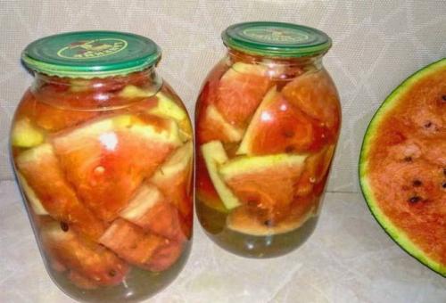 Маринованные арбузы в банках на зиму вкусные. Арбузы в банках на зиму — 8 пошаговых рецептов заготовок