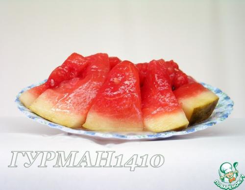 Соленые арбузы в банке. Соленый арбуз