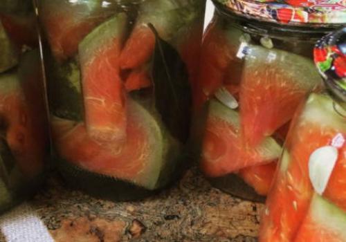Арбузы солёные в банках без стерилизации. Соленые арбузы в банках без стерилизации на зиму 06