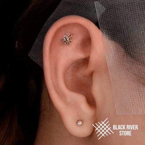 Обработка ушей после прокалывания. Правильный уход за пирсингом 02