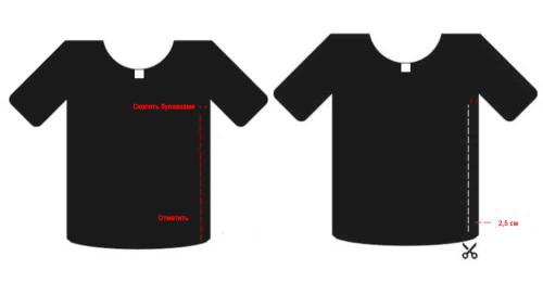 Как из платья сделать блузку. Добавление боковых вставок 01 Как из платья сделать блузку. Добавление боковых вставок 01