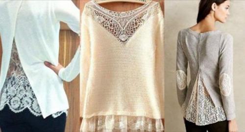 Переделка старых трикотажных кофт. 10 легких в исполнении идей, как переделать надоевший свитер в стильную вещь