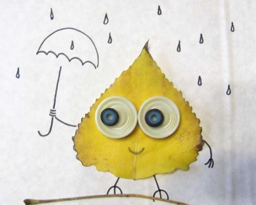 Поделки из зеленых листьев. Как сделать поделки из осенних листьев: пошаговые инструкции по созданию букетов, панно, цветов, рамок и коллажей