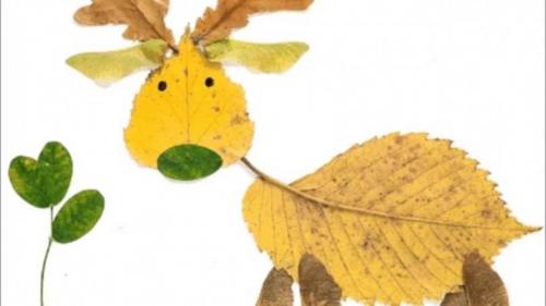 Поделки из зеленых листьев. Как сделать поделки из осенних листьев: пошаговые инструкции по созданию букетов, панно, цветов, рамок и коллажей