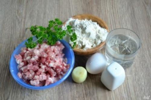 Тесто для чебуреков на воде с яйцом. Чебуреки классические