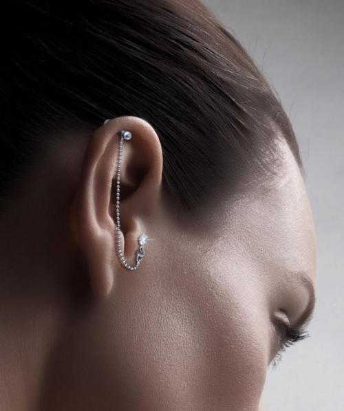 Как сделать пирсинг завитка ушной раковины. Когда прокалывать хрящ запрещено 26 Как сделать пирсинг завитка ушной раковины. Когда прокалывать хрящ запрещено 26