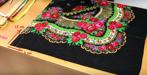 Блузка из палантина. Шьем блузу из платка своими руками