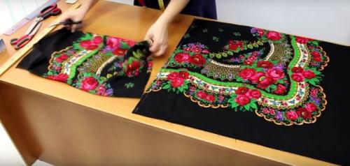 Блузка из палантина. Шьем блузу из платка своими руками