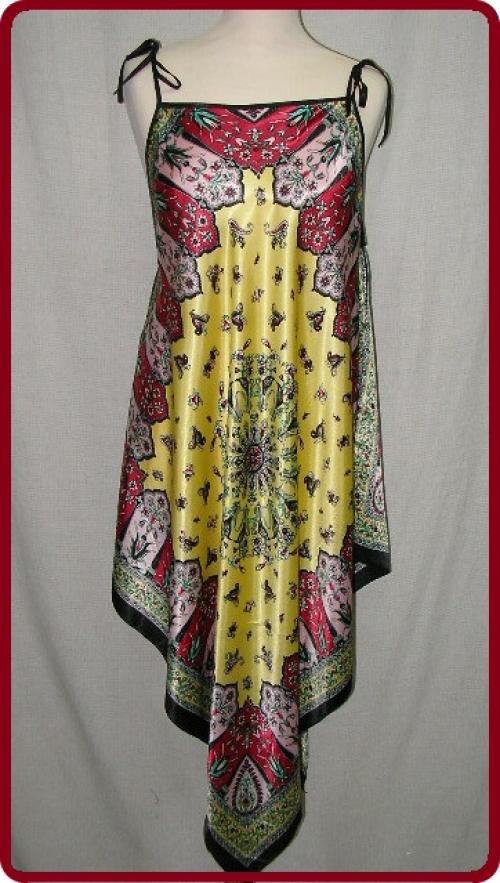 Платье из платка своими руками. Шьем наряды из платков за один вечер