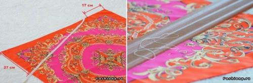 Как сшить платье из платков. Шьем наряды из платков за один вечер