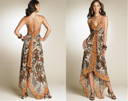 Платье из платка своими руками. Шьем наряды из платков за один вечер