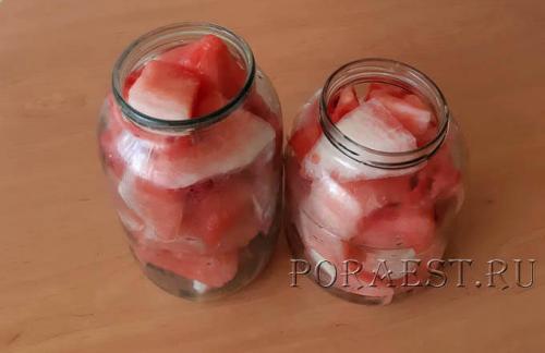 Маринованные арбузы в банках на зиму рецепт.. 6 простых и вкусных рецептов маринованных арбузов 2022 в банках на зиму