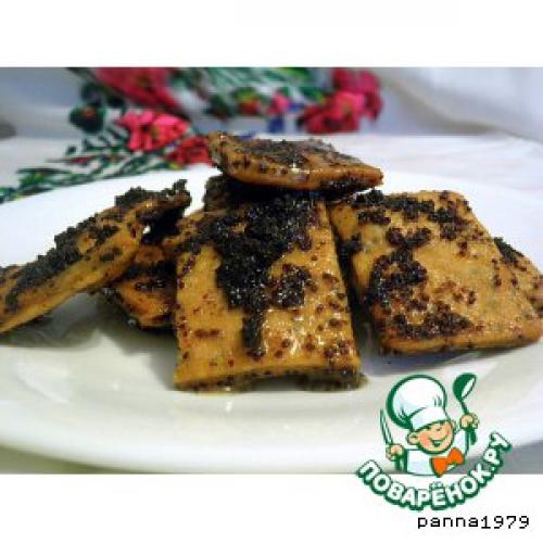 Рецепт шуликов на Маковея. Шулики медовые с маком