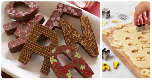 Какие виды шоколада лучше всего использовать для трафаретных узоров. С помощью форм для печенья