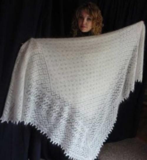 Какие материалы используются для изготовления платков. Из чего вяжут оренбургские пуховые платки