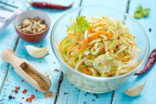 Как правильно готовить Кабачки с кинзой на зиму. 15 отличных рецептов кабачков по-корейски на зиму