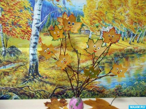 Поделки из листьев клена для детей. Поделки из кленовых листьев «Осенние фантазии»