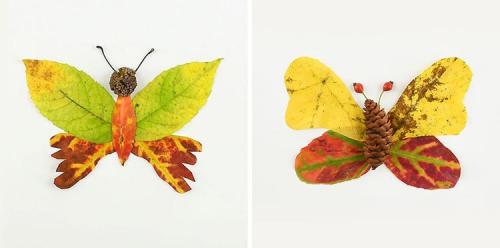 Аппликации и поделки из листьев: открытие красоты природы 18