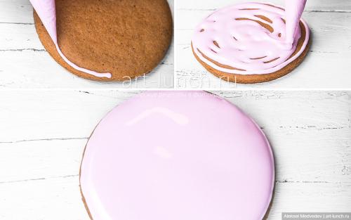 Можно ли использовать домашнюю глазурь для печенья для украшения пирожных. Приготовление