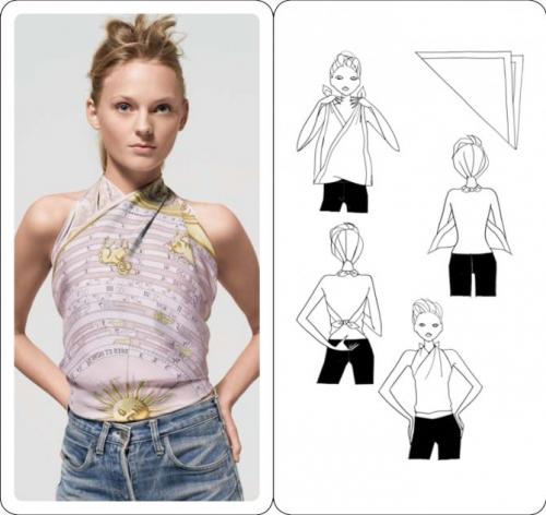 Как сшить быстро и просто платье из платка без швов. Пробуем сшить сами