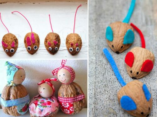 Поделки из природного материала для детей 4-5 лет. Осенние поделки для детей 2 лет