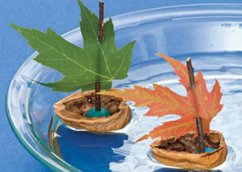 Поделки из природного материала для детей 4-5 лет. Осенние поделки для детей 2 лет