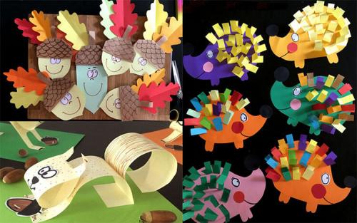 Поделки из природного материала для детей 4-5 лет. Осенние поделки для детей 2 лет