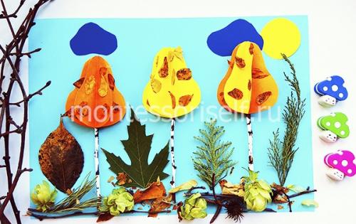 Легкие поделки из природного материала. Поделка из природного материала в садик: 100 идей с пошаговым фото