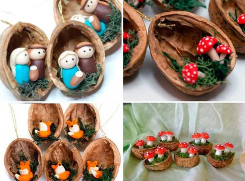 Поделки из природного материала для детей 4-5 лет. Осенние поделки для детей 2 лет