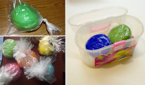 Как готовится корзина с грибами из соленого теста