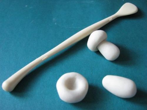 Смакните вкус и аромат: корзина с грибами из соленого теста 06