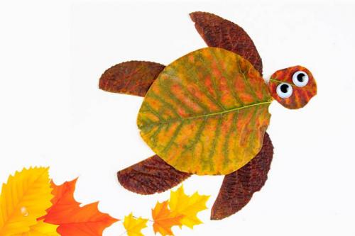 Поделки из осенних листьев для детей. Аппликации из листьев на тему «Осень»: 100 идей в детский сад и школу