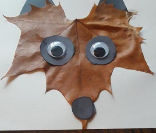 Поделки из листьев на бумаге. Аппликации из осенних листьев для детей детского сада (средняя, старшая группа)