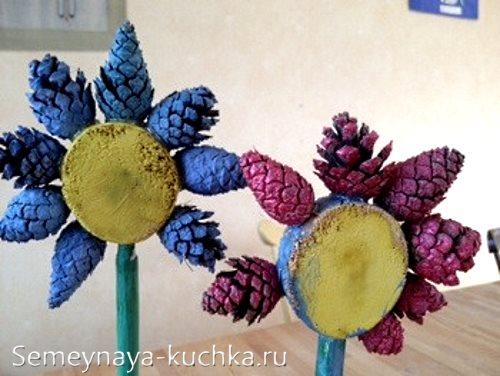 Поделки из природных материалов. ЧЕШУЙКИ от шишек.