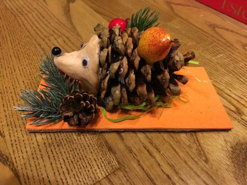 Поделка из природного материала в школу. Фото поделок «Дары осени» в школу: 100 идей