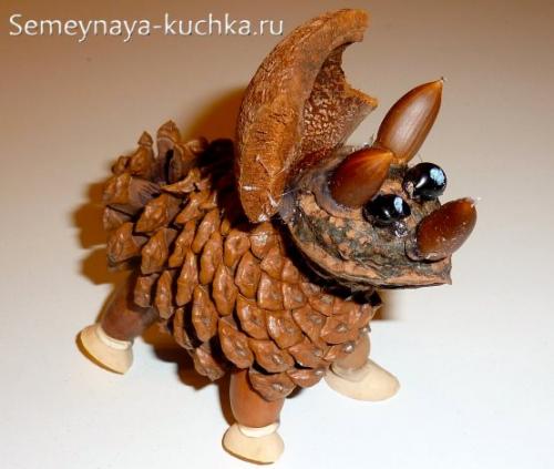 Поделки из природных материалов. ЧЕШУЙКИ от шишек.