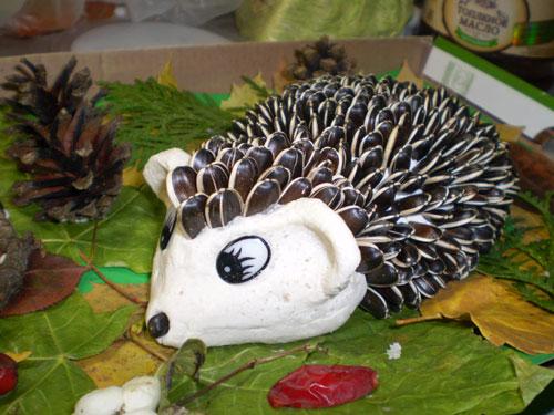 Поделка из природного материала в школу. Фото поделок «Дары осени» в школу: 100 идей