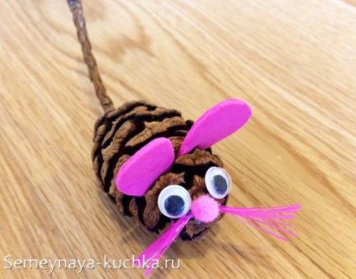 Поделки из природных материалов. ЧЕШУЙКИ от шишек.