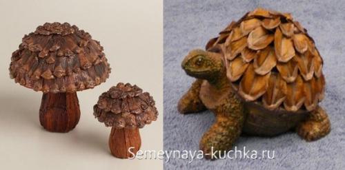 Легкие и быстрые поделки из шишек. (7 новых идей)