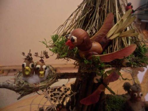 Простые поделки из желудей. Поделки из желудей — уникальные идеи и лучшие сочетания природных материалов. 115 фото поделок и их изготовление своими руками