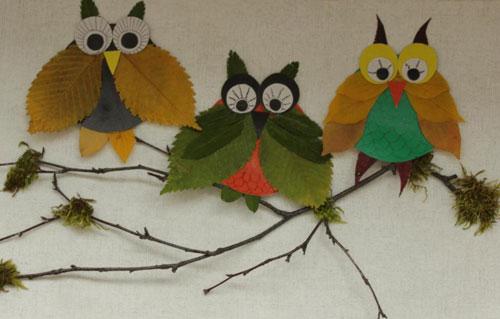 Поделки из листьев и веток. Поделки из листьев на тему осени: 70 идей