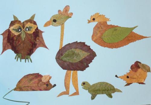 Что сделать из осенних листьев. Поделки из осенних листьев своими руками - простые и понятные мастер-классы с фото идеями 02